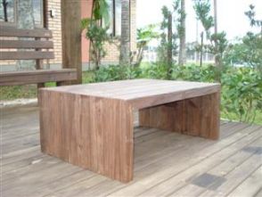 Mesa Rustica Reta 